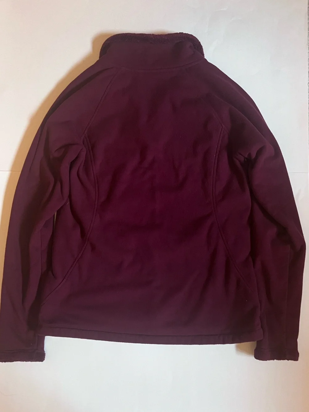 The North Face Women's Maroon Full-Zip Teddy Fleece Jacket Size Women’s Small